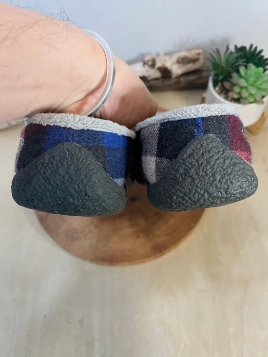 KEEN Howser Slide Plaid Wool Slip-On Clogs - Multi/Blue - Size 9 - Picture 13 of 14